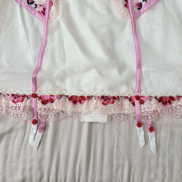 For Love & Lemons Festival Rose Skirt in Ivory NWT - Picture 12 of 12